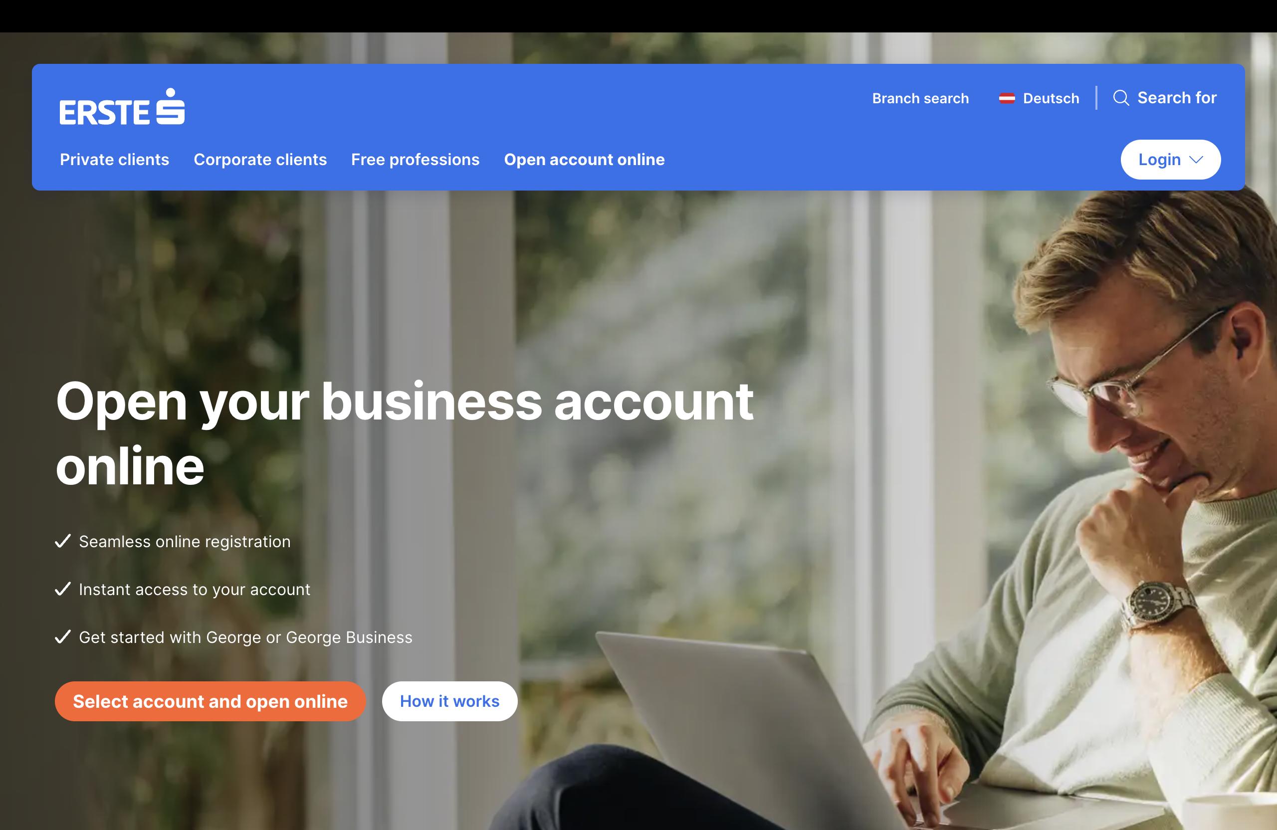 Landing page section 1