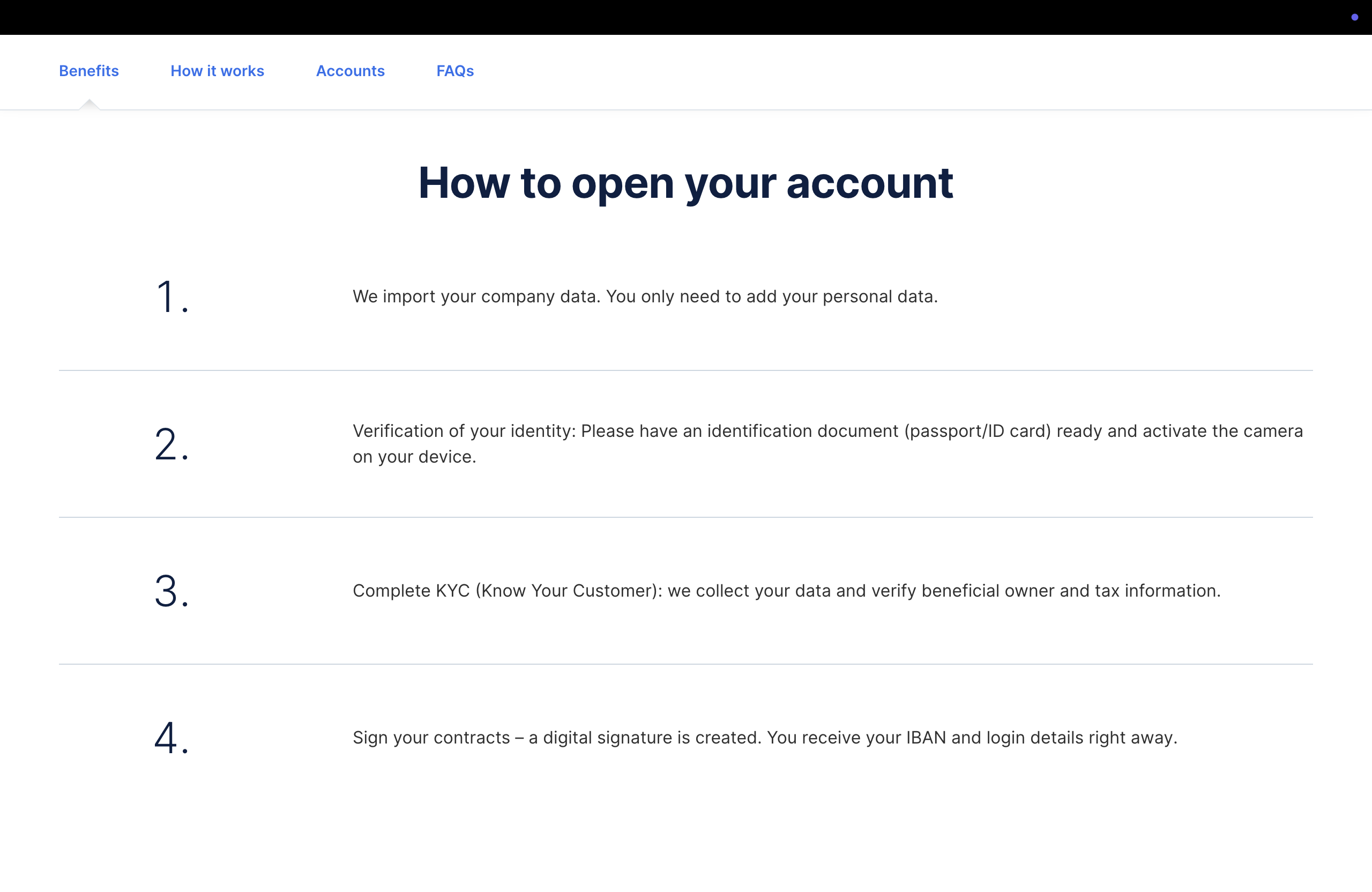 Landing page section 3