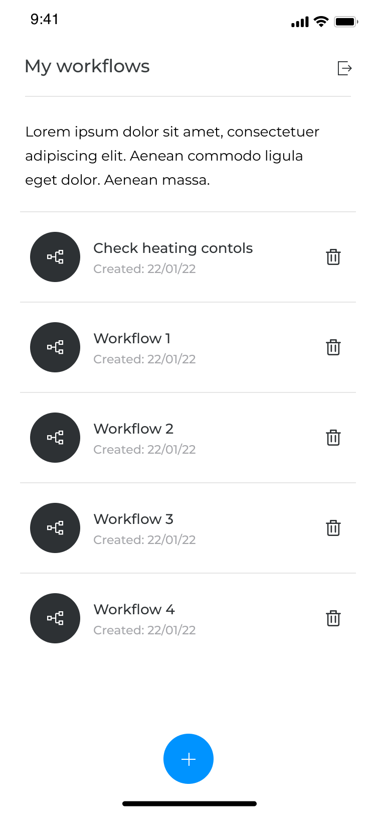Workflow overview